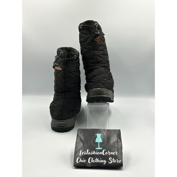 Amazon.com: BOGS Snowday II Mid Women Bogs Women\'s Black Snowday ll Mid Quilted Waterproof Winter Boots Size 8 3188 main image 1